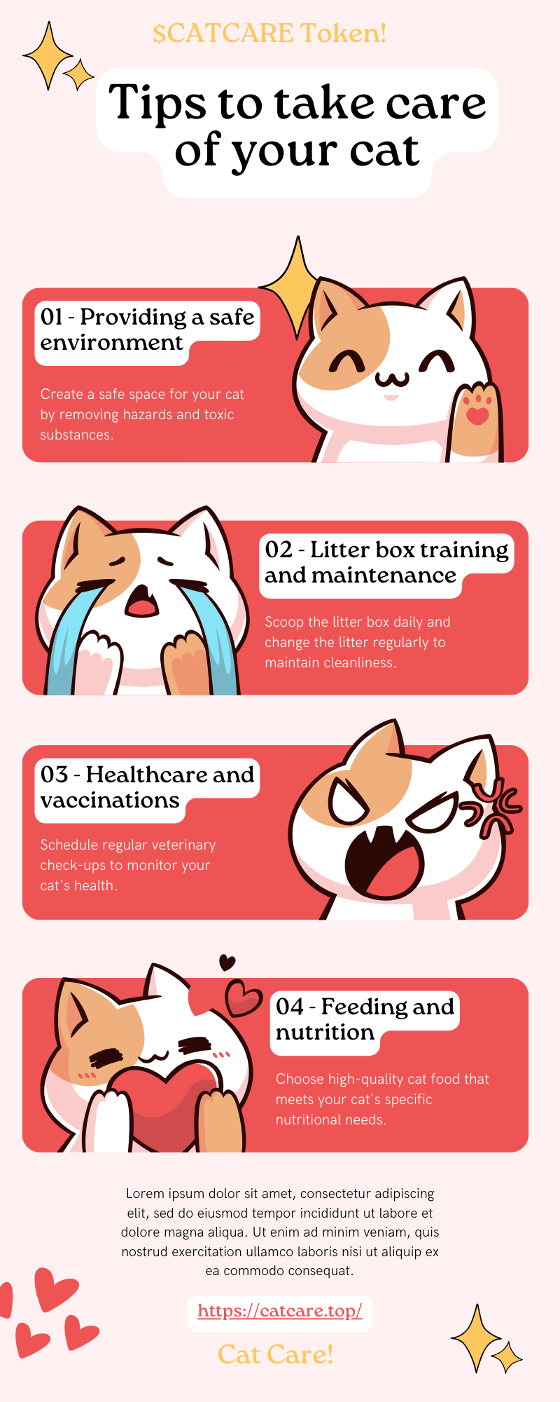 Tips to take care of your cat!
