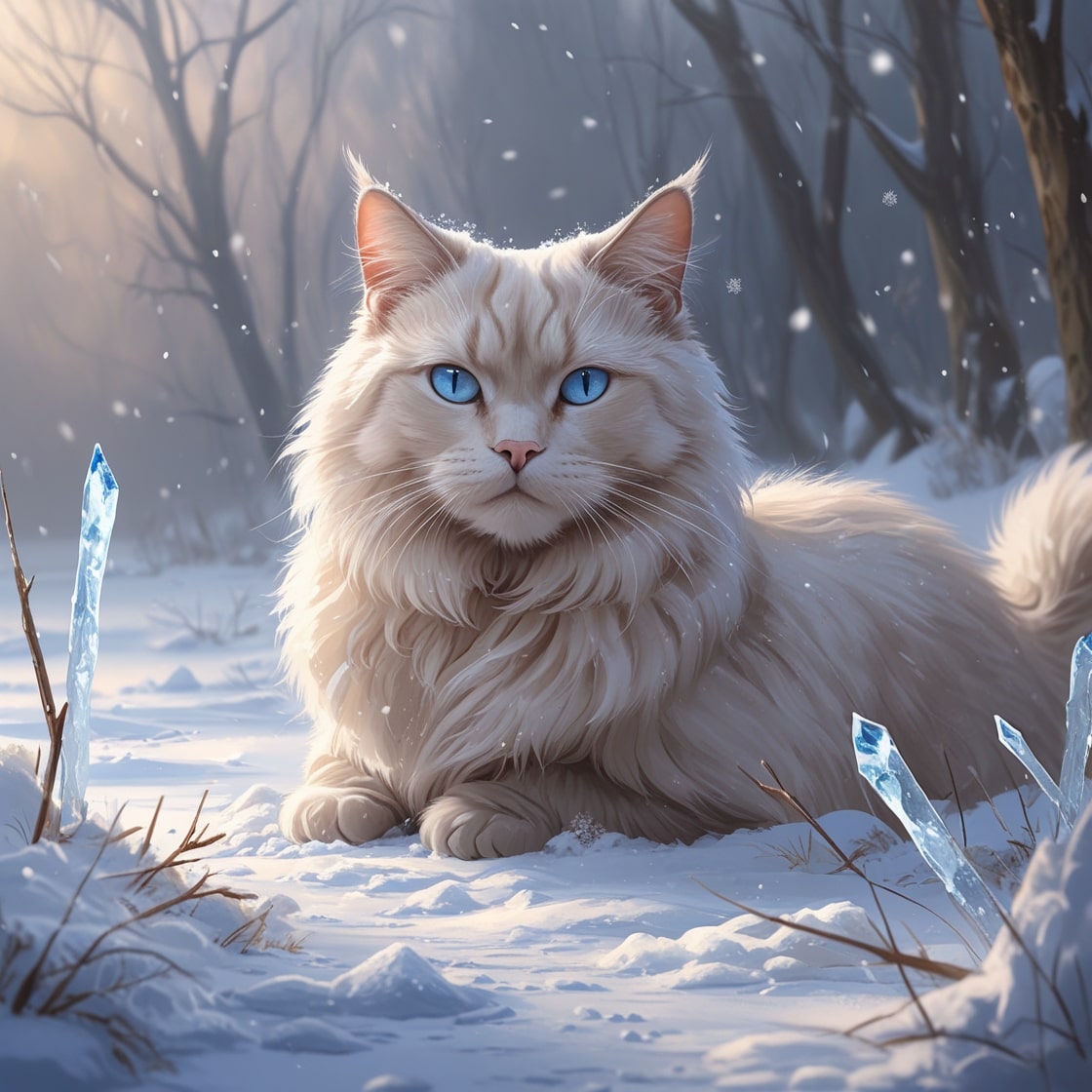 Caring for Cats During Winter in Snow